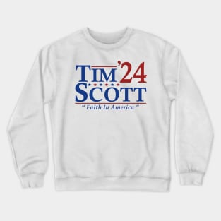 Tim Scott For President 2024 Crewneck Sweatshirt